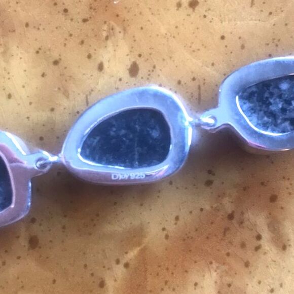 Natural Yooperlite Sterling Silver Bracelet - Picture 4 of 5